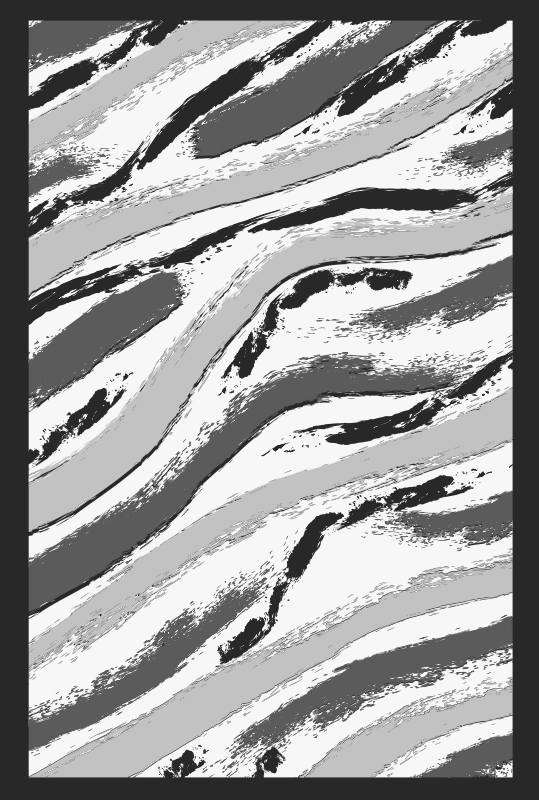 Stylish zebra stripes vinilni tepih z živalskim potiskom - TenStickers