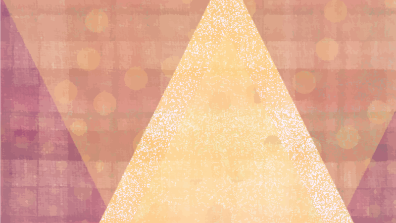 Triangular color scheme vinilne preproge z vzorci - TenStickers