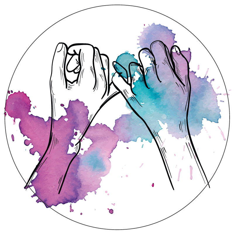 Roke prepletene Vinilna preproga za najstnike - TenStickers