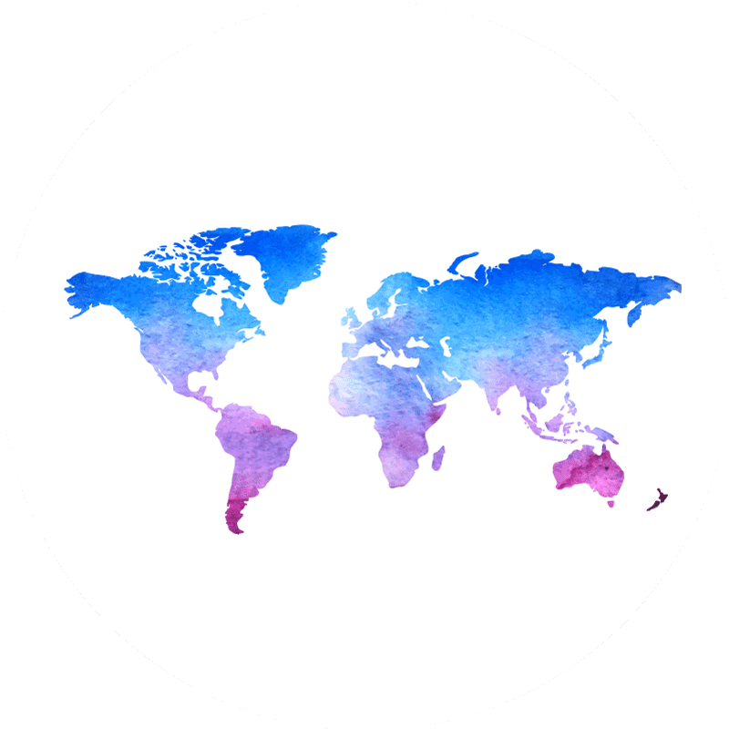 Circular watercolor texture vinilna preproga sveta - TenStickers