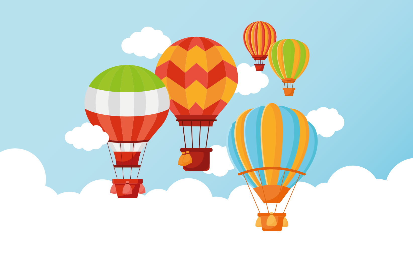 Barvit vroč zrak Vinilne preproge v drugih vzorcih - TenStickers