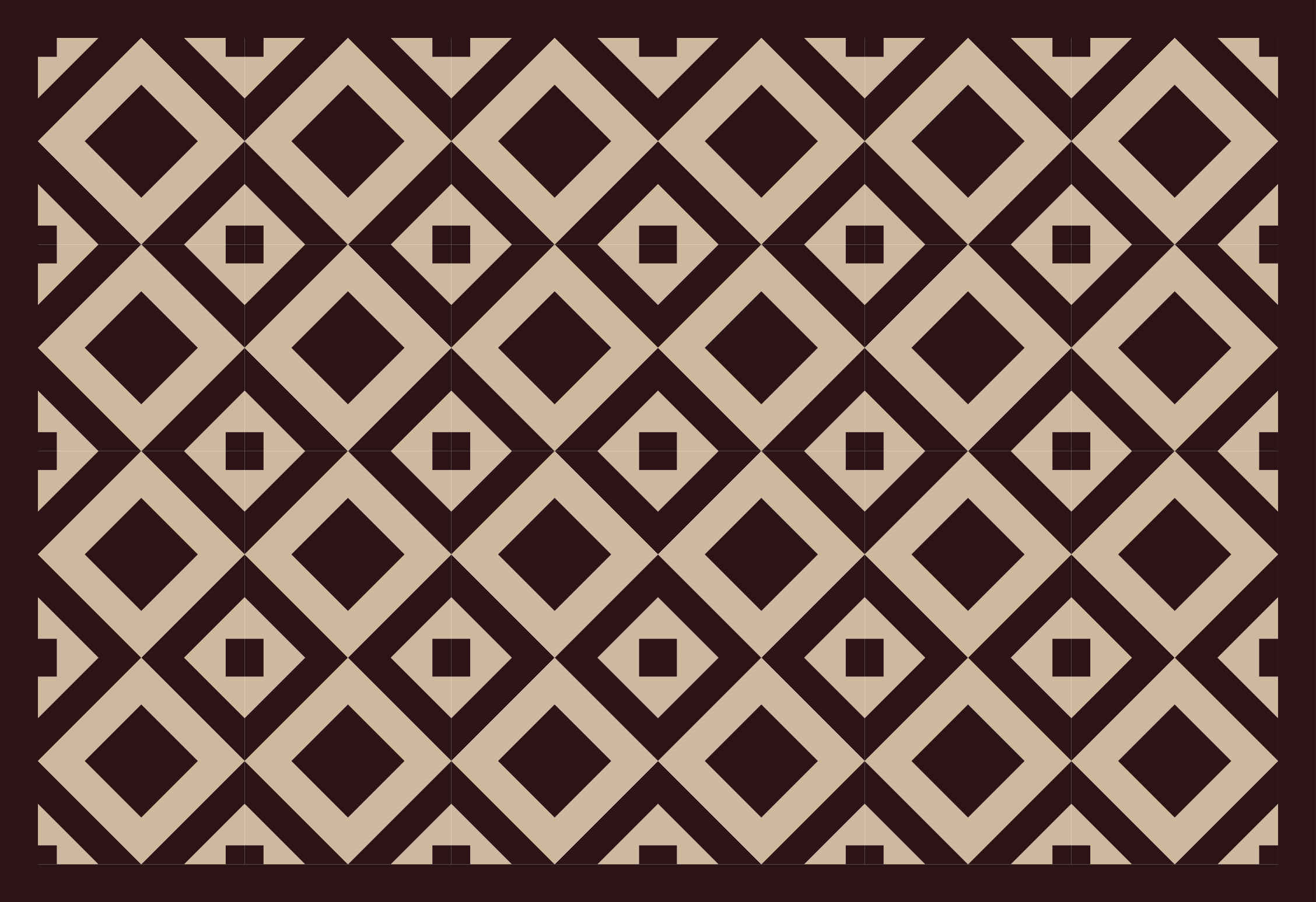 Illustration with diamond pattern vinilne preproge - TenStickers