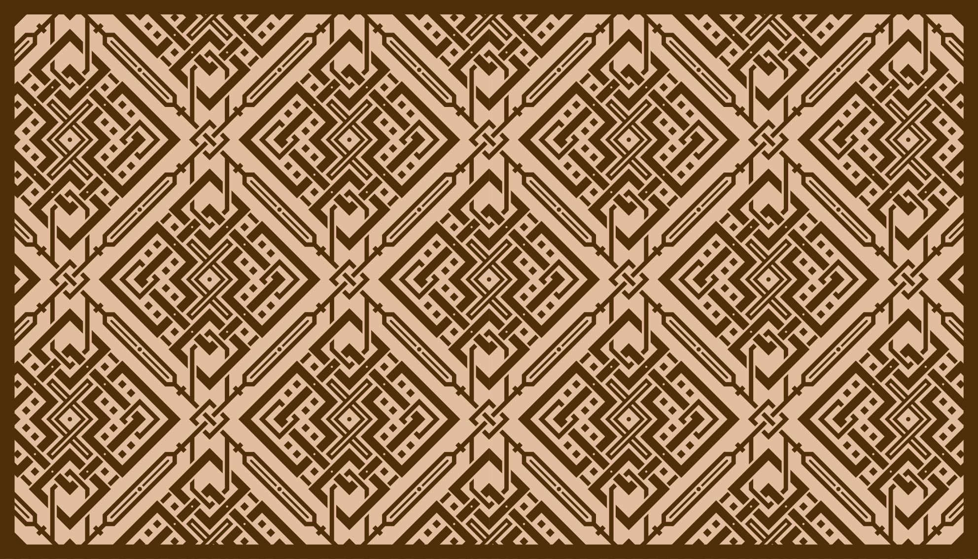 Elegant geometric element vinilna preproga za dnevno sobo - TenStickers