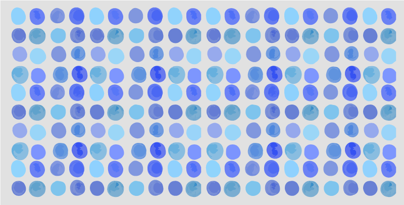 Vzorec modre pike Vinilna preproga za kopalnico - TenStickers