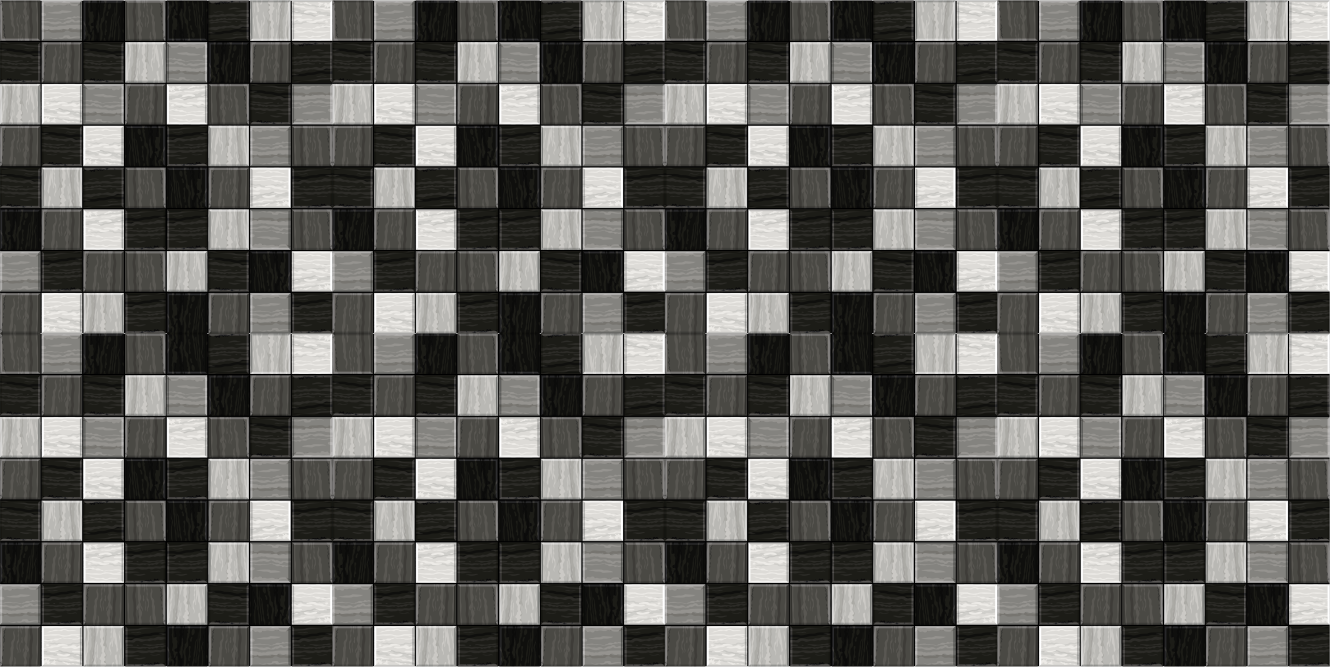 Kvadratki sivih odtenkov Vinilna preproga za kopalnico - TenStickers