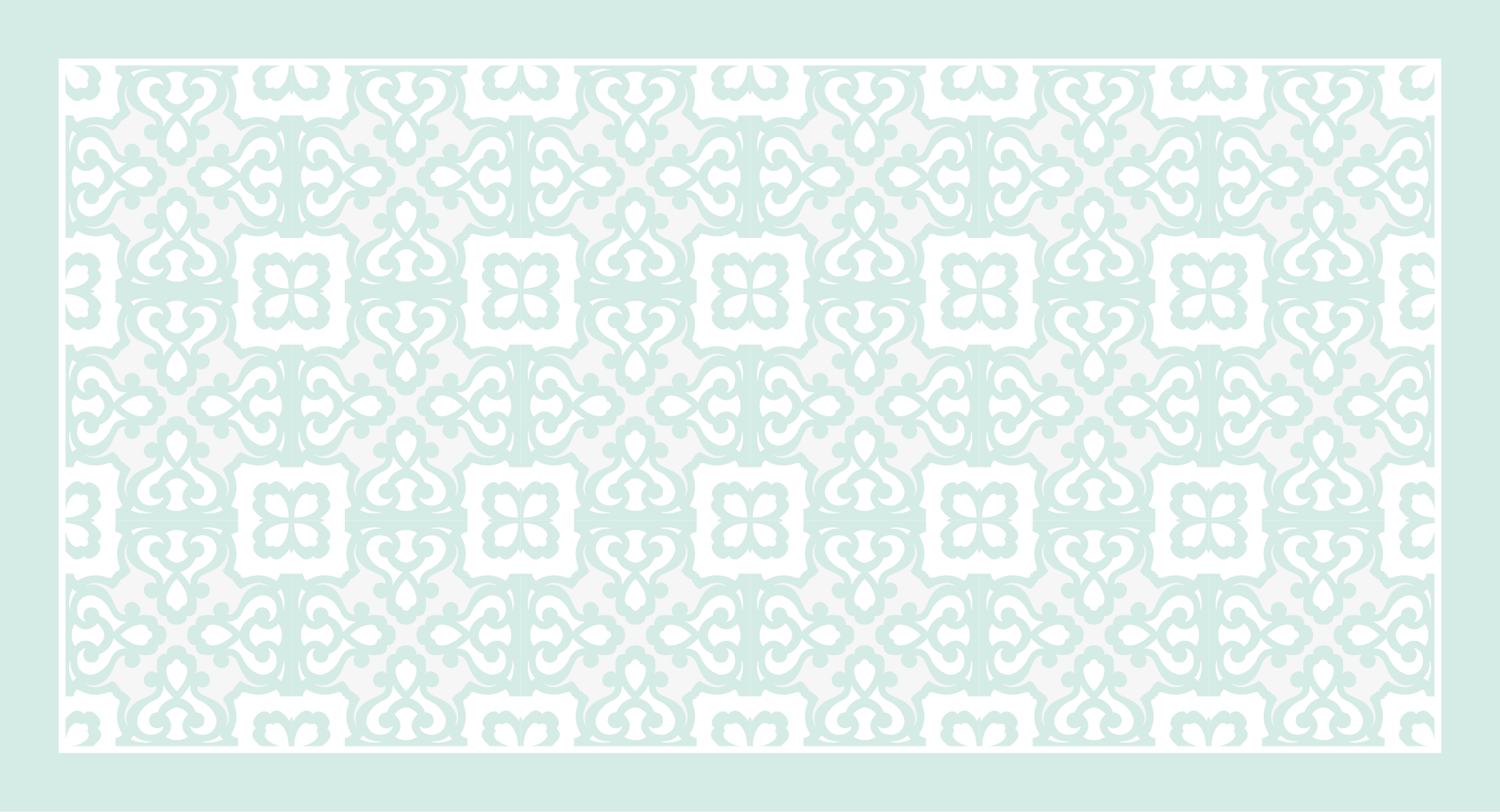 Elegantna turkizna Vinilna talna obloga v imitaciji ploščic - TenStickers