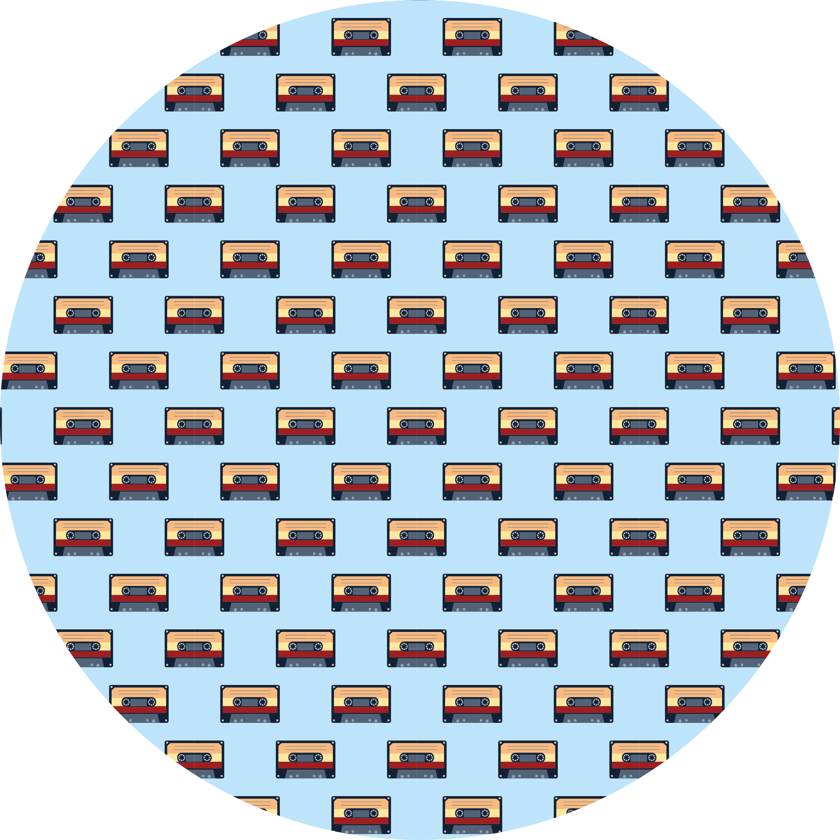 Retro cassette concept vintage vinilna preproga - TenStickers