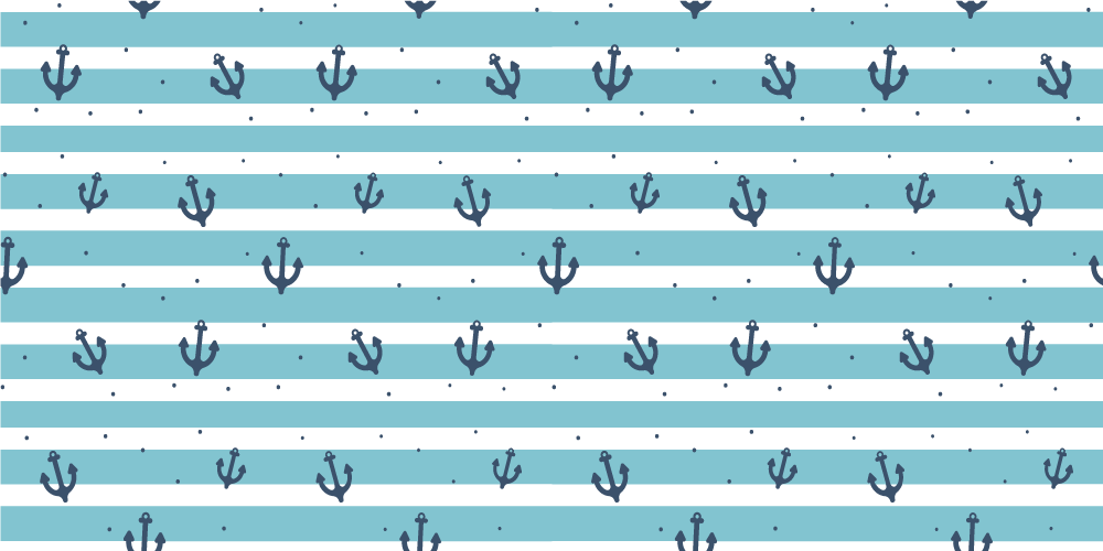 Maritime anchor pattern vinilne preproge v drugih vzorcih - TenStickers