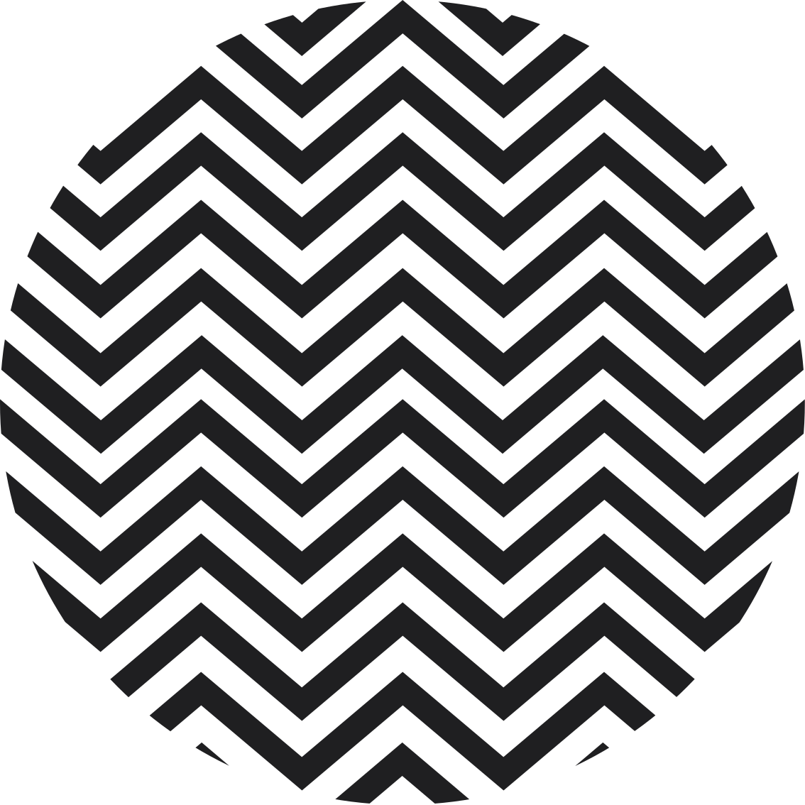 Chevron motif vinilne preproge z geometrijskimi vzorci - TenStickers