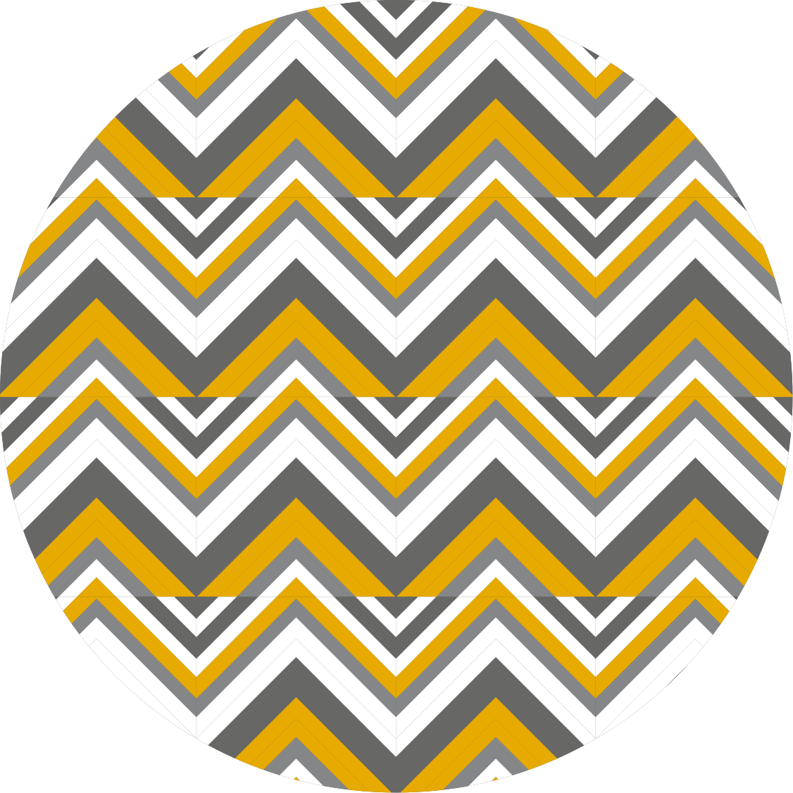 Chevron grey and yellow vinilne preproge z vzorci - TenStickers
