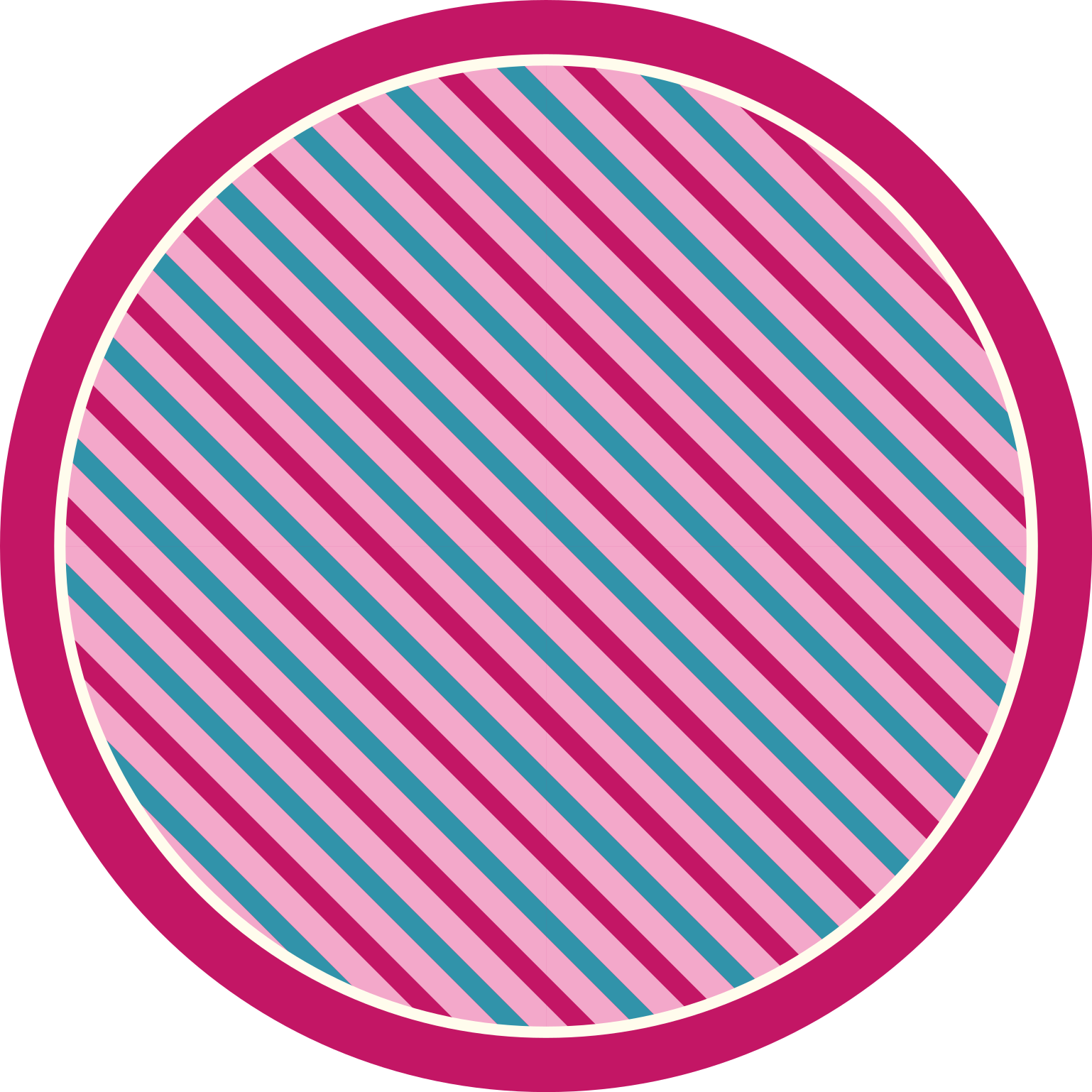 Pink and blue vertical vinilna preproga s črtami - TenStickers