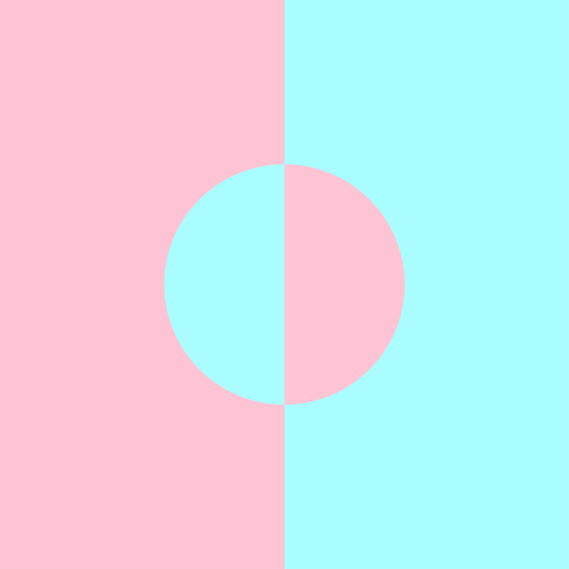 Mehak barvni kontrast minimalistična vinilna preproga - TenStickers