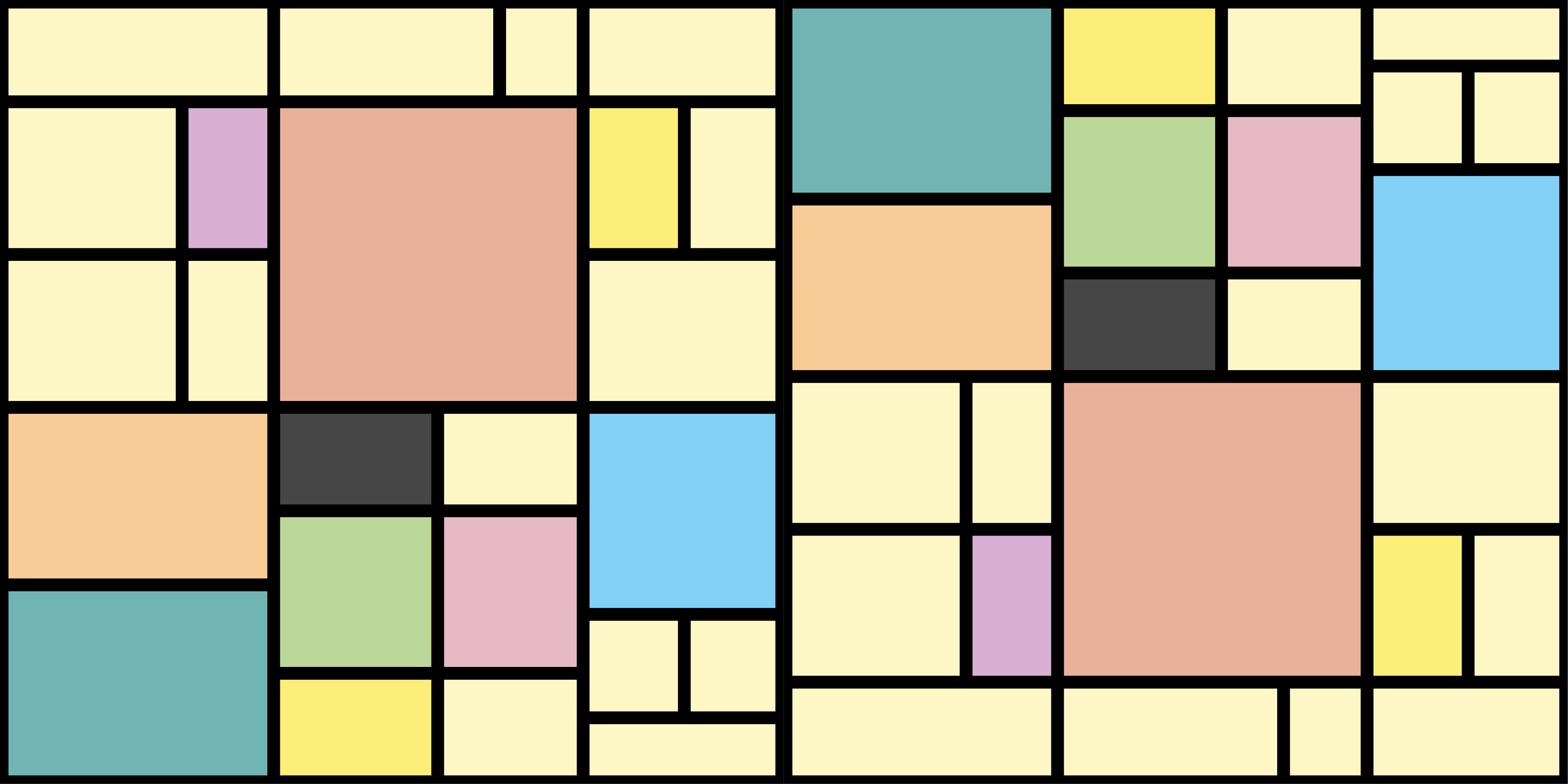 Patchwork barvni bloki pravokotna preproga - TenStickers