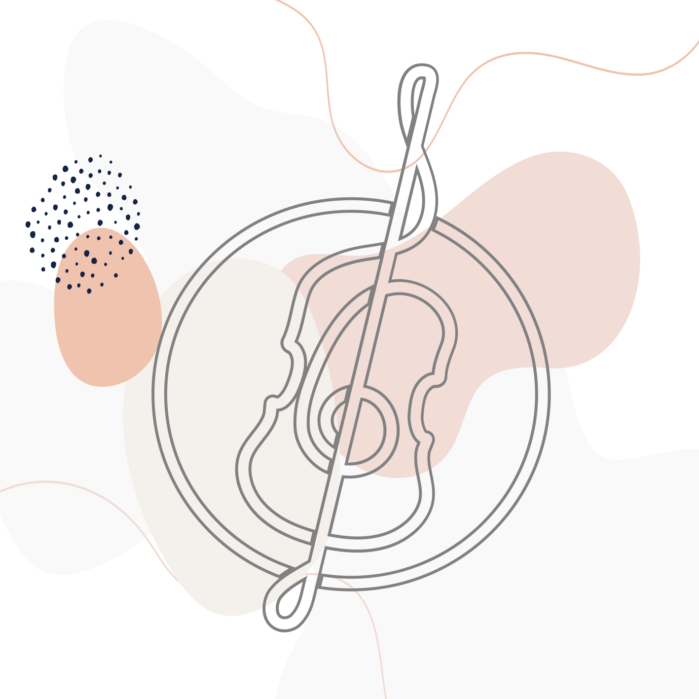 Oris glasbene note sodobne vinilne preproge - TenStickers