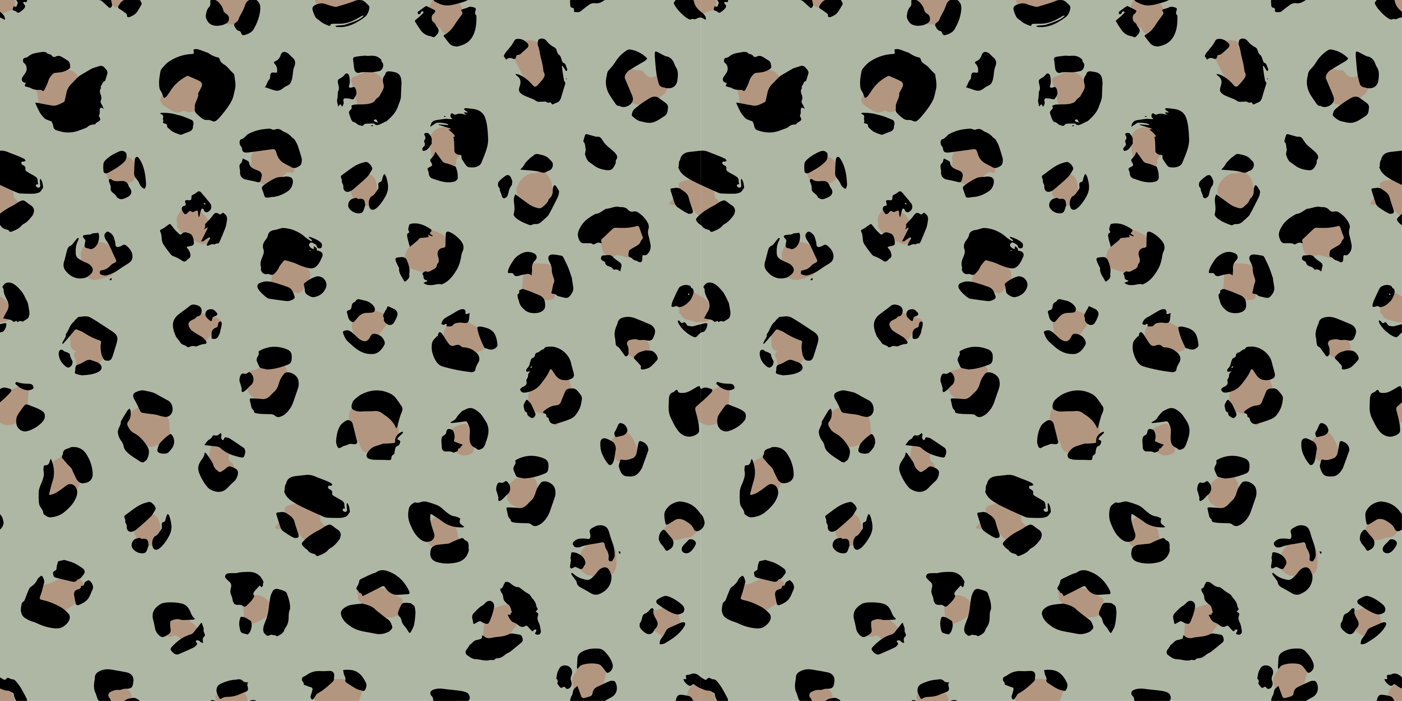 Leopard motif aesthetic vinilni tepih z živalskim vzorcem - TenStickers