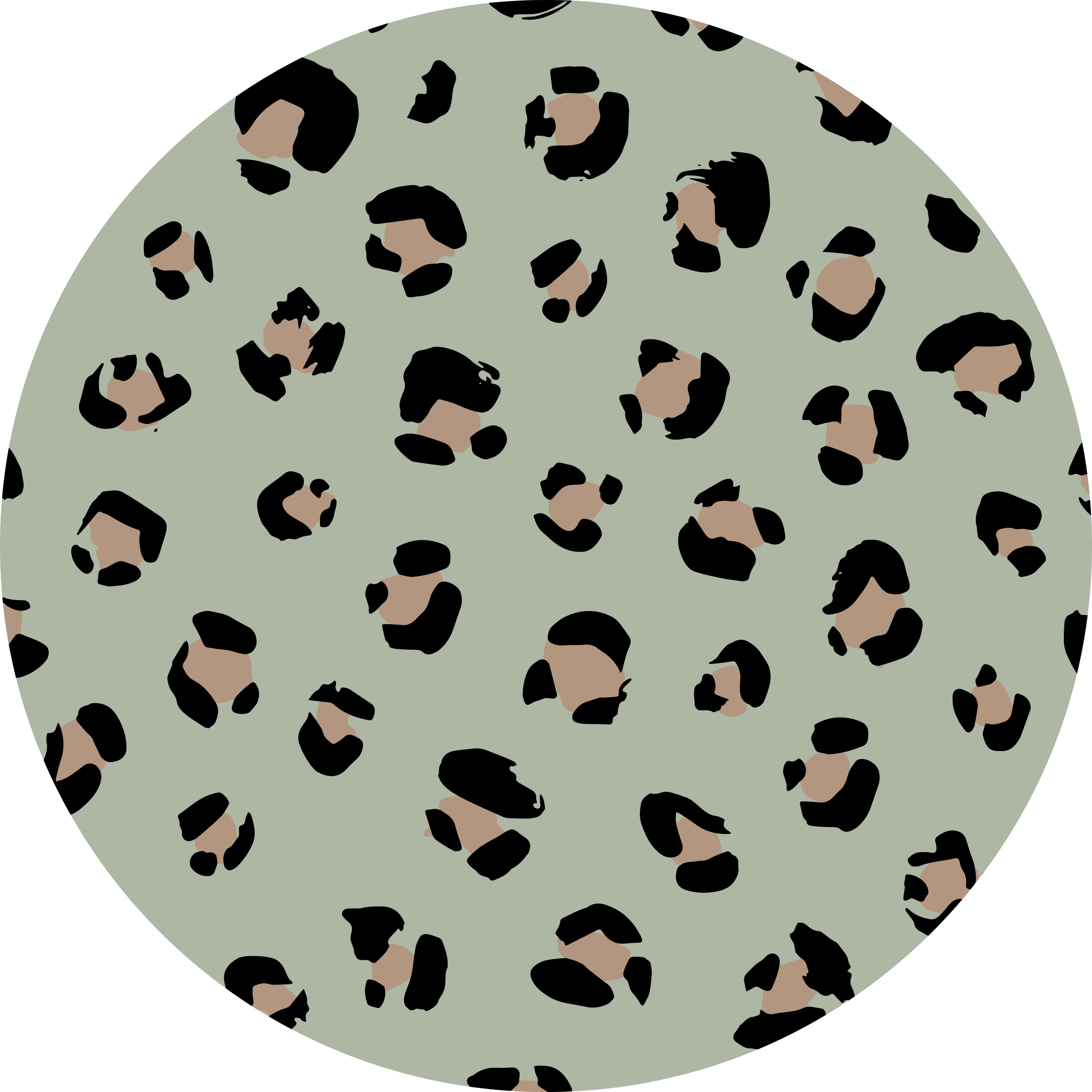 Leopard print aesthetic vinilni tepih z živalskim potiskom - TenStickers