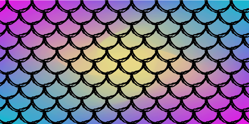 Vzorec pisanih lusk Vinilne preproge v drugih vzorcih - TenStickers