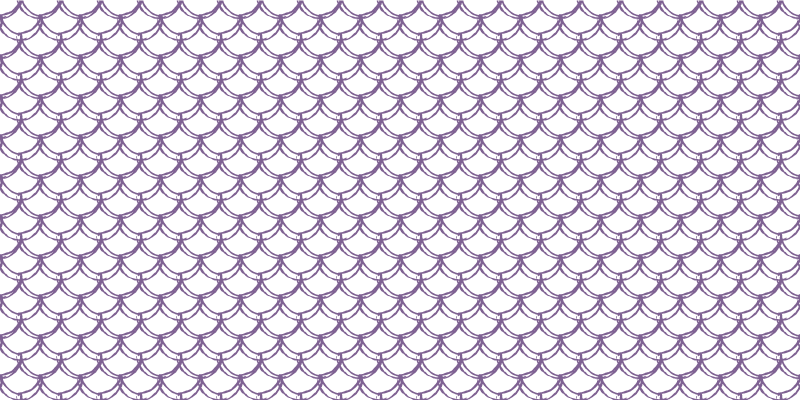 Scalloped purple pattern vinilna preproga za kopalnico - TenStickers