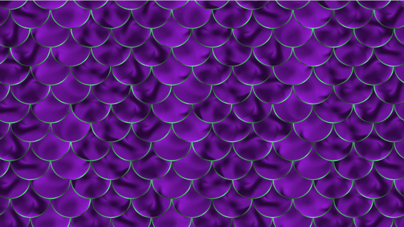 Vijolični motiv s skrbmi vinilni tepih z živalskim potiskom - TenStickers