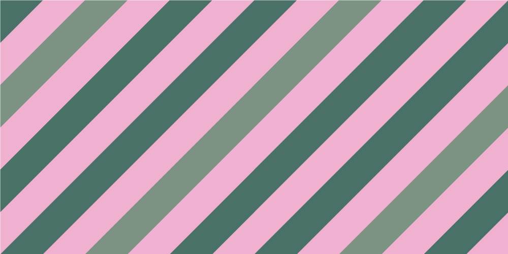 Diagonalne roza črte Vinilna preproga za vhod - TenStickers