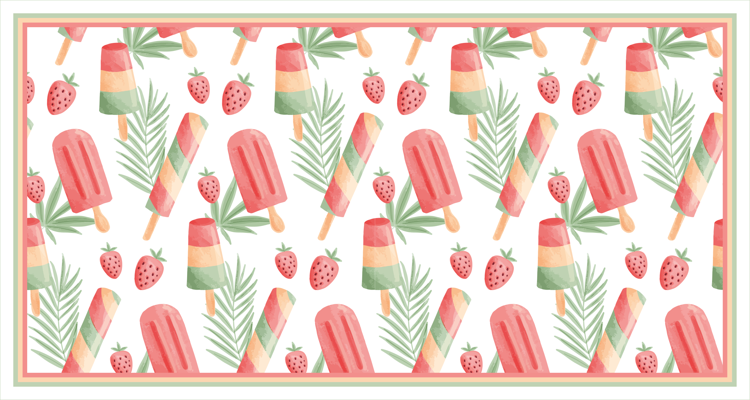 Pisane ledene dobrote Vinilne preproge v drugih vzorcih - TenStickers