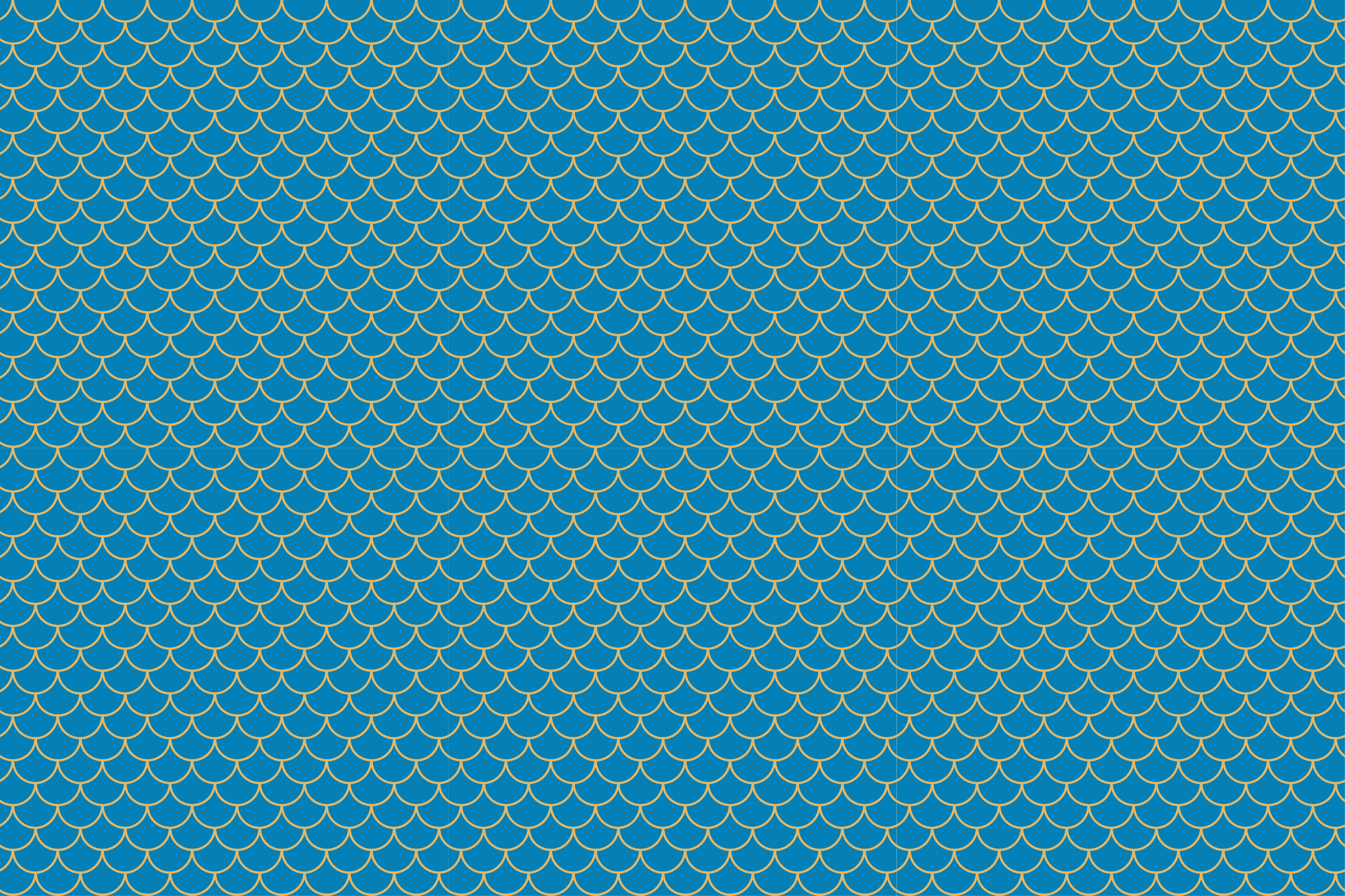 Vzorec nazobčane vode Vinilne preproge z vzorcem cest - TenStickers