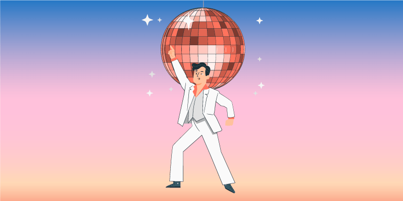 Vzdušje plesne zabave Vinilne preproge v drugih vzorcih - TenStickers