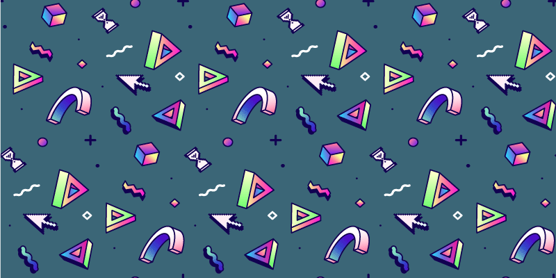 Geometrijski barvni pljusk Vinilne talne obloge z teksturo - TenStickers