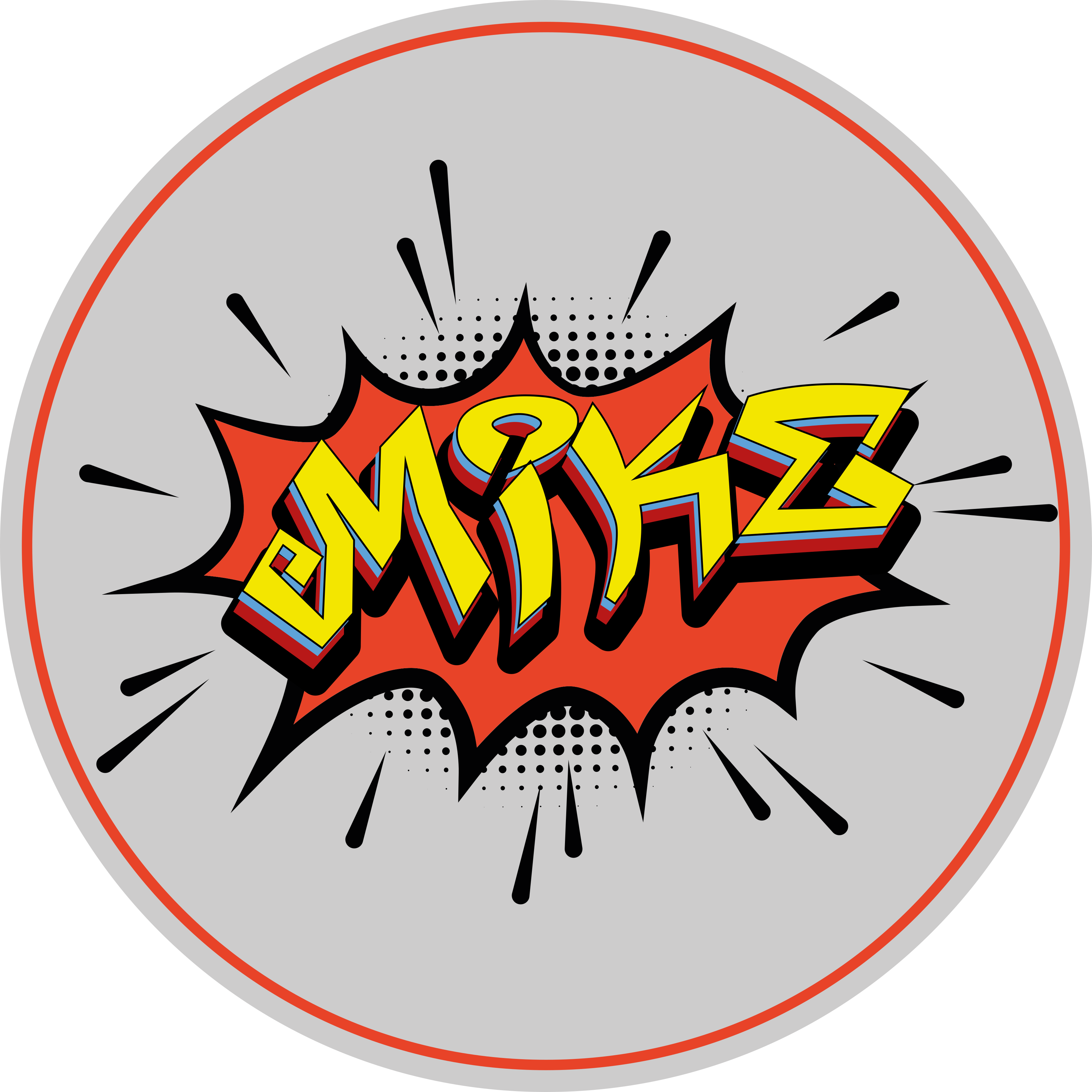 Eksplozija imen Vinilna preproga z imeni - TenStickers