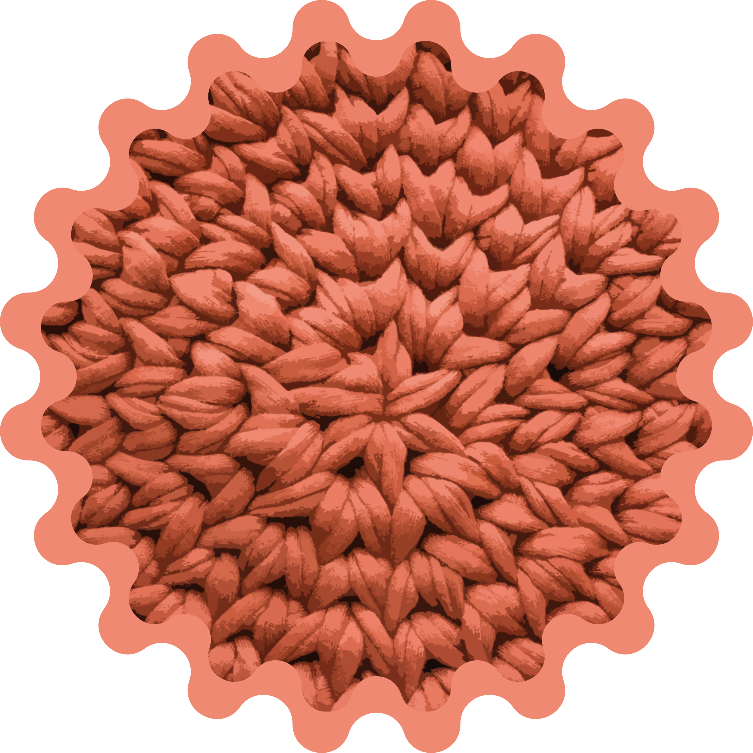 Motiv listov Naravne vinilnea preproga - TenStickers