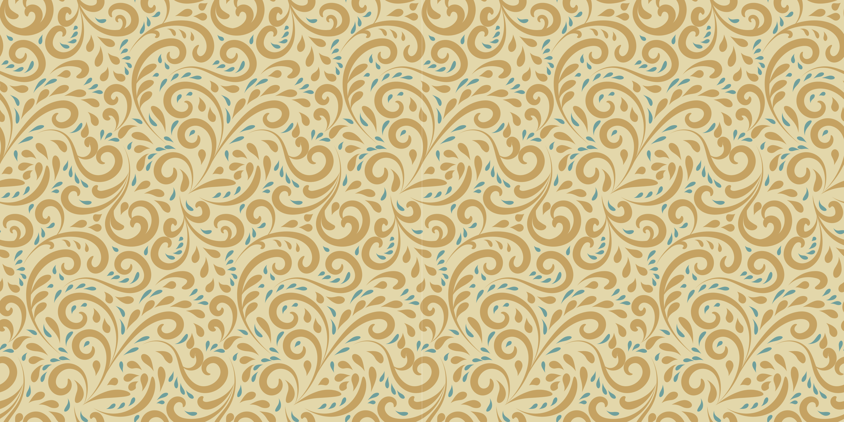 Botanični vrtinčasti element cvetlična vinilna preproga - TenStickers