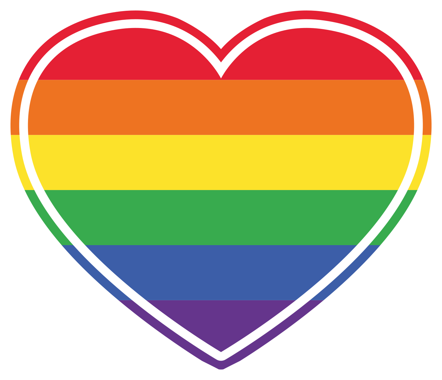 Preproga za spalnico v obliki srca v obliki srca - TenStickers