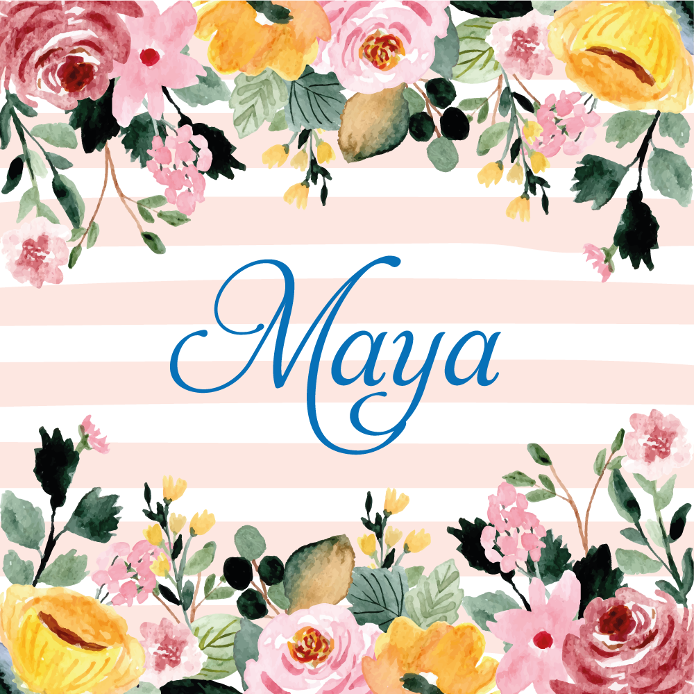 Cvetlična personalizacija Vinilne preproge za spalnico - TenStickers