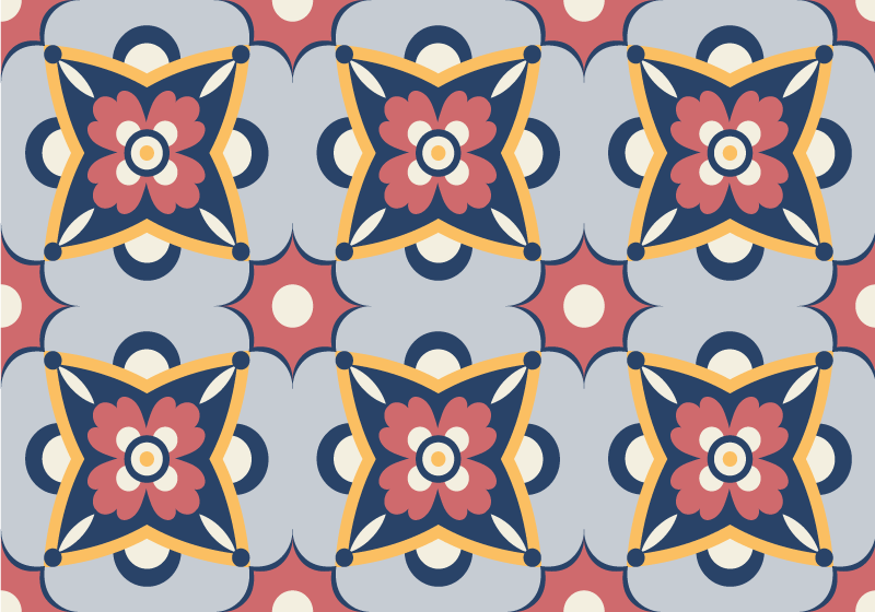 Botanical grey composition vinilna mozaik preproga - TenStickers