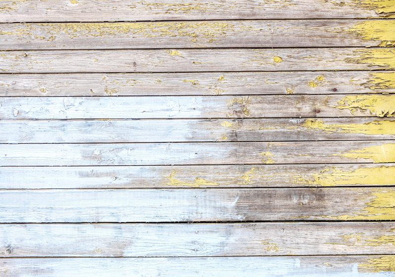 Poškodovana površina deske Vinilna preproga z lesnim učinkom - TenStickers