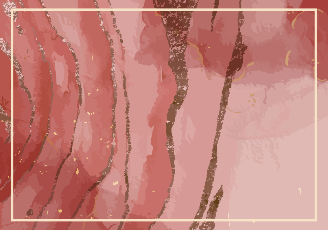 Svetleča roza akvarelna preproga za spalnico - TenStickers