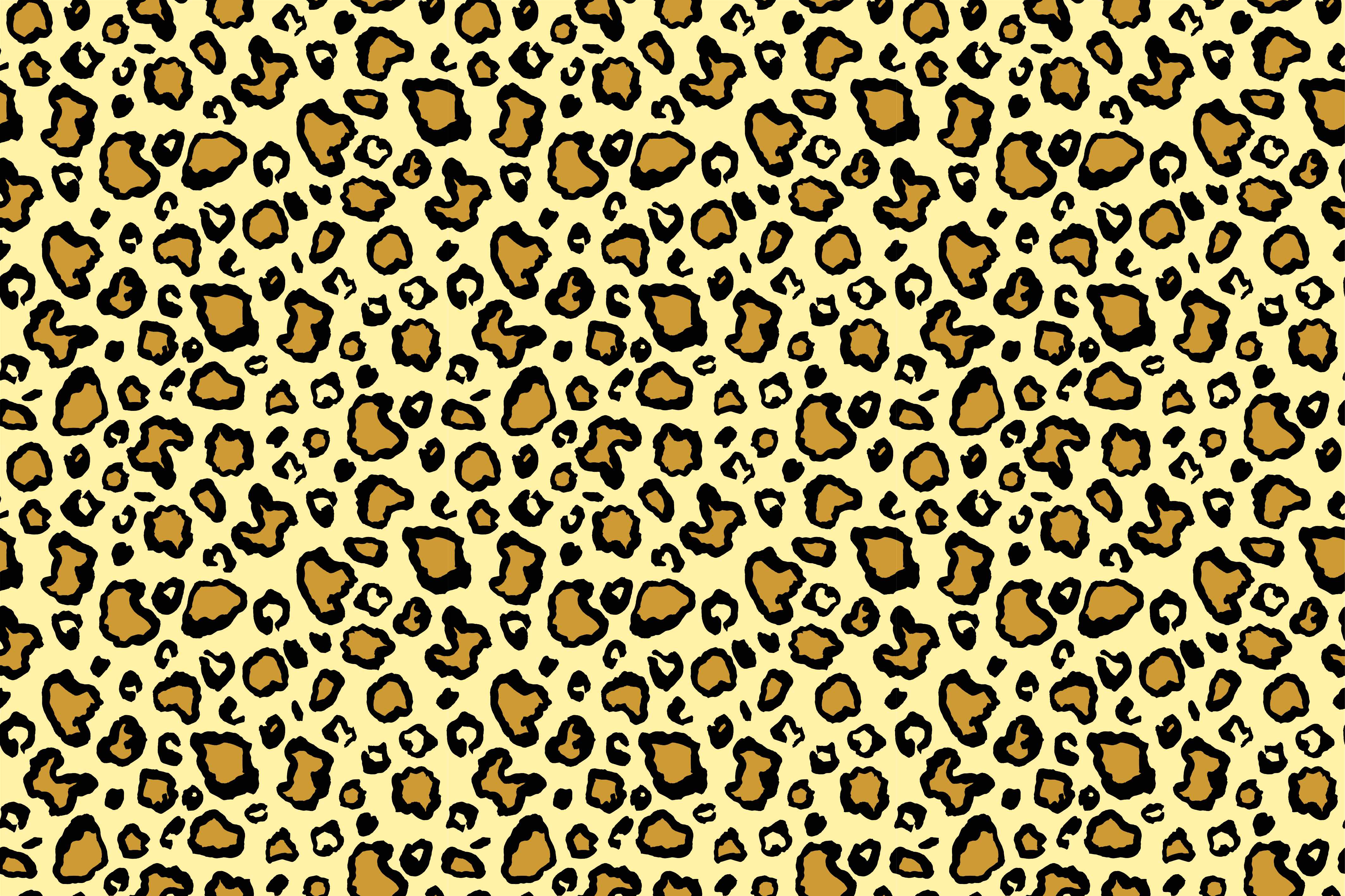 Leopard vzorec igriv vinilni tepih s potiskom živali - TenStickers