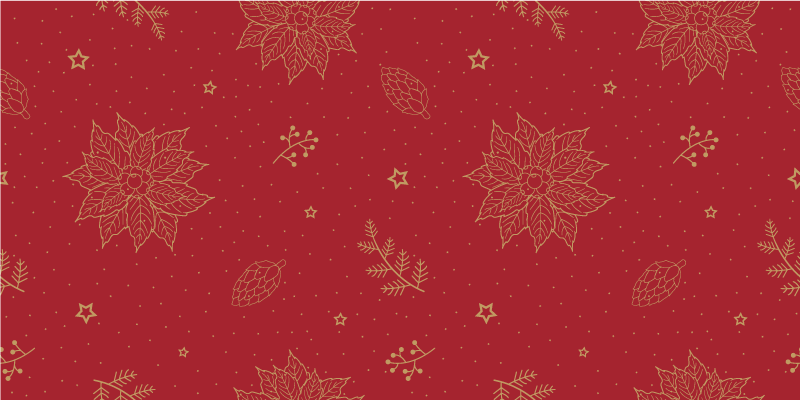 Festive floral motifs vinilna preproga mandala - TenStickers