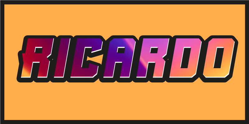 Teksturirano ime po meri Vinilna preproga za najstnike - TenStickers