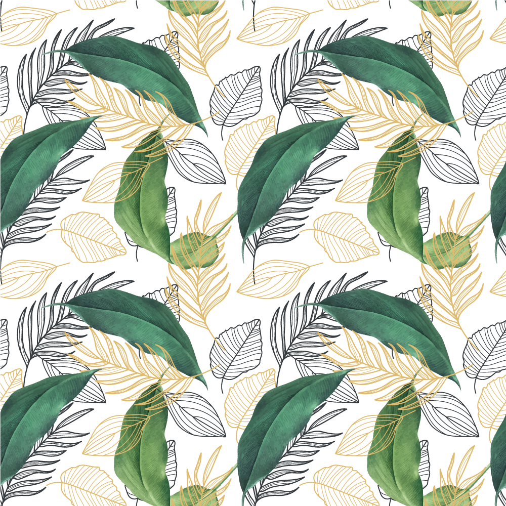 Listi z umetniškimi risbami cvetlična preproga - TenStickers