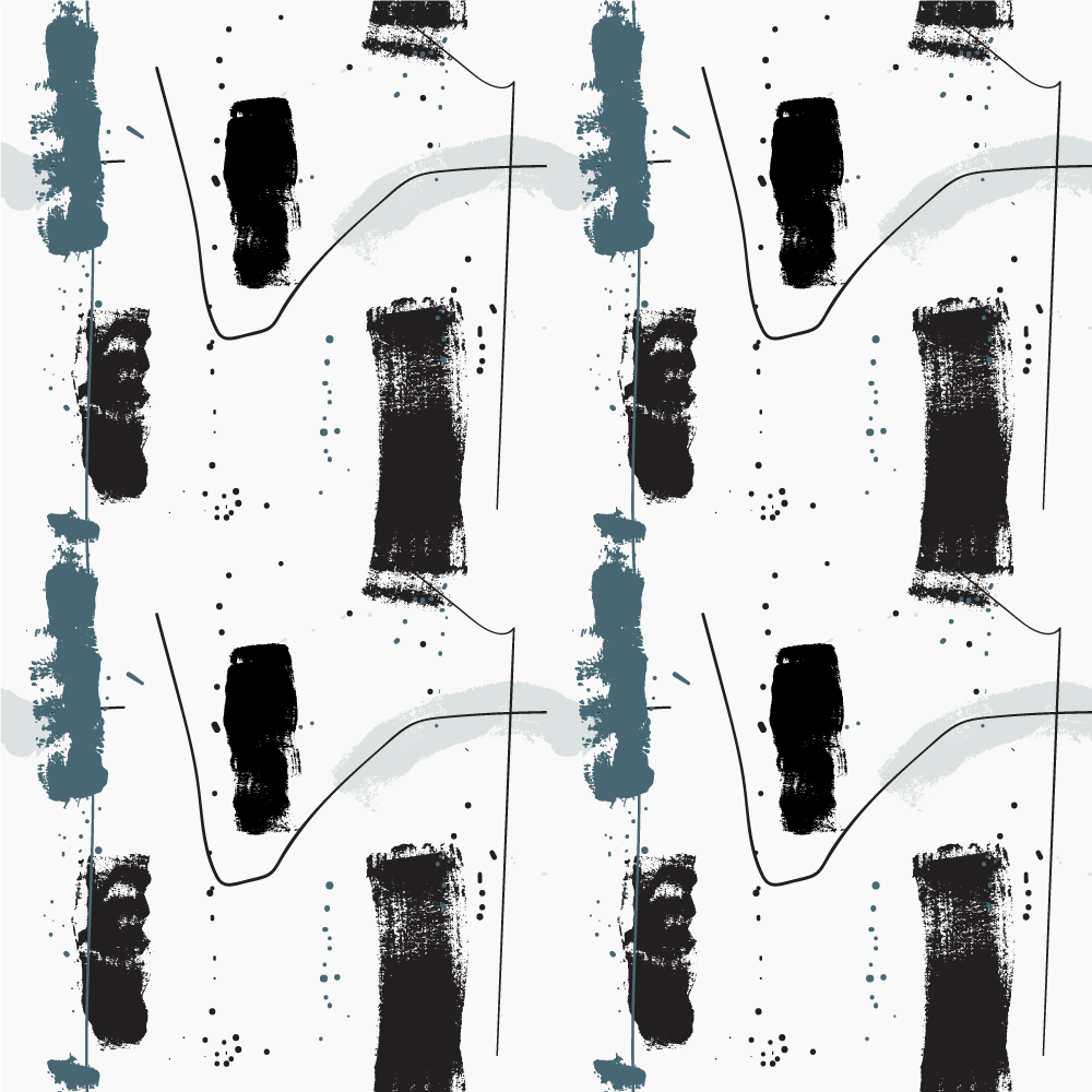 Linearne abstraktne oblike minimalistična vinilna preproga - TenStickers