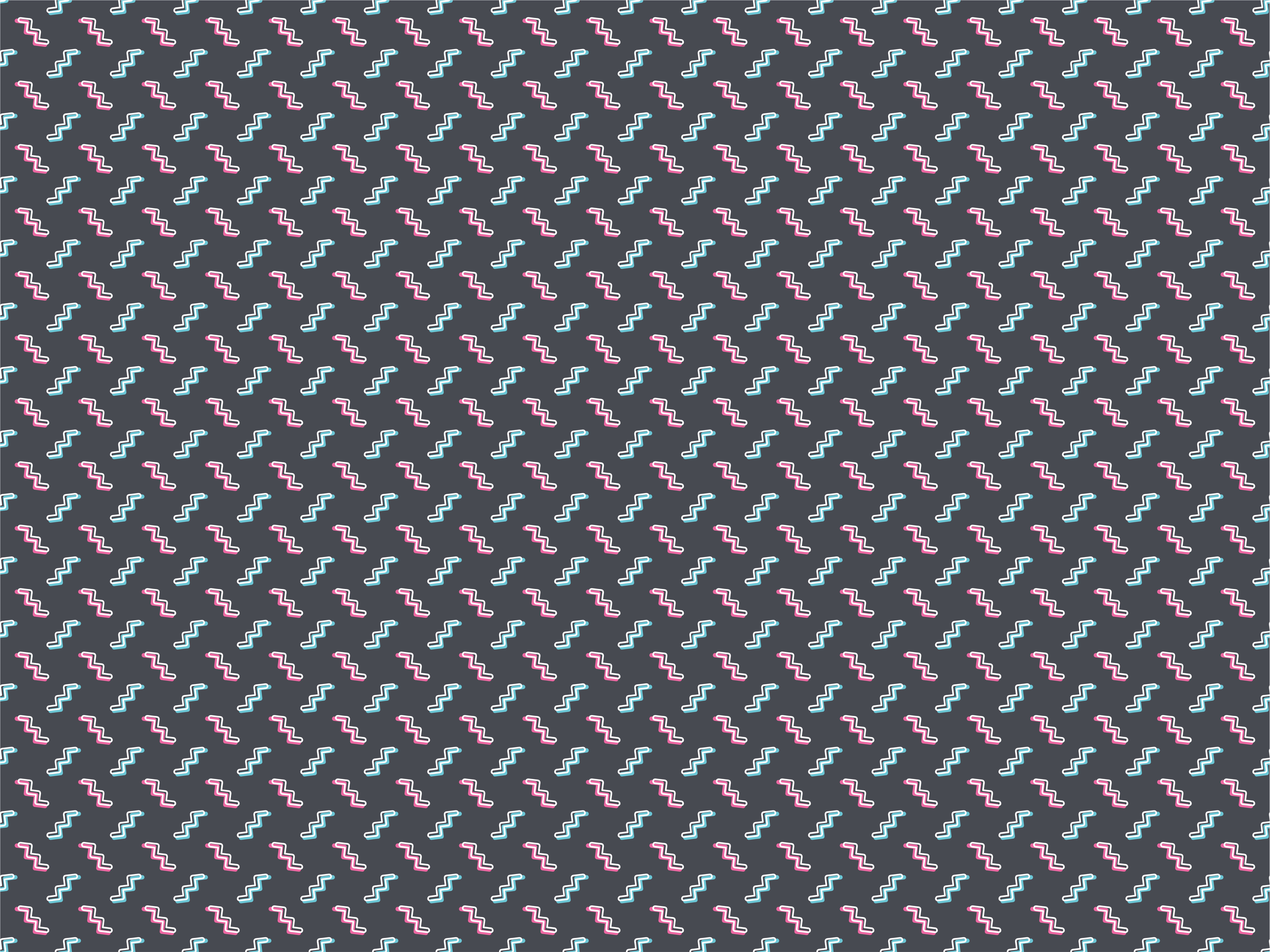 Pisane valovite oblike Vinilne preproge v drugih vzorcih - TenStickers