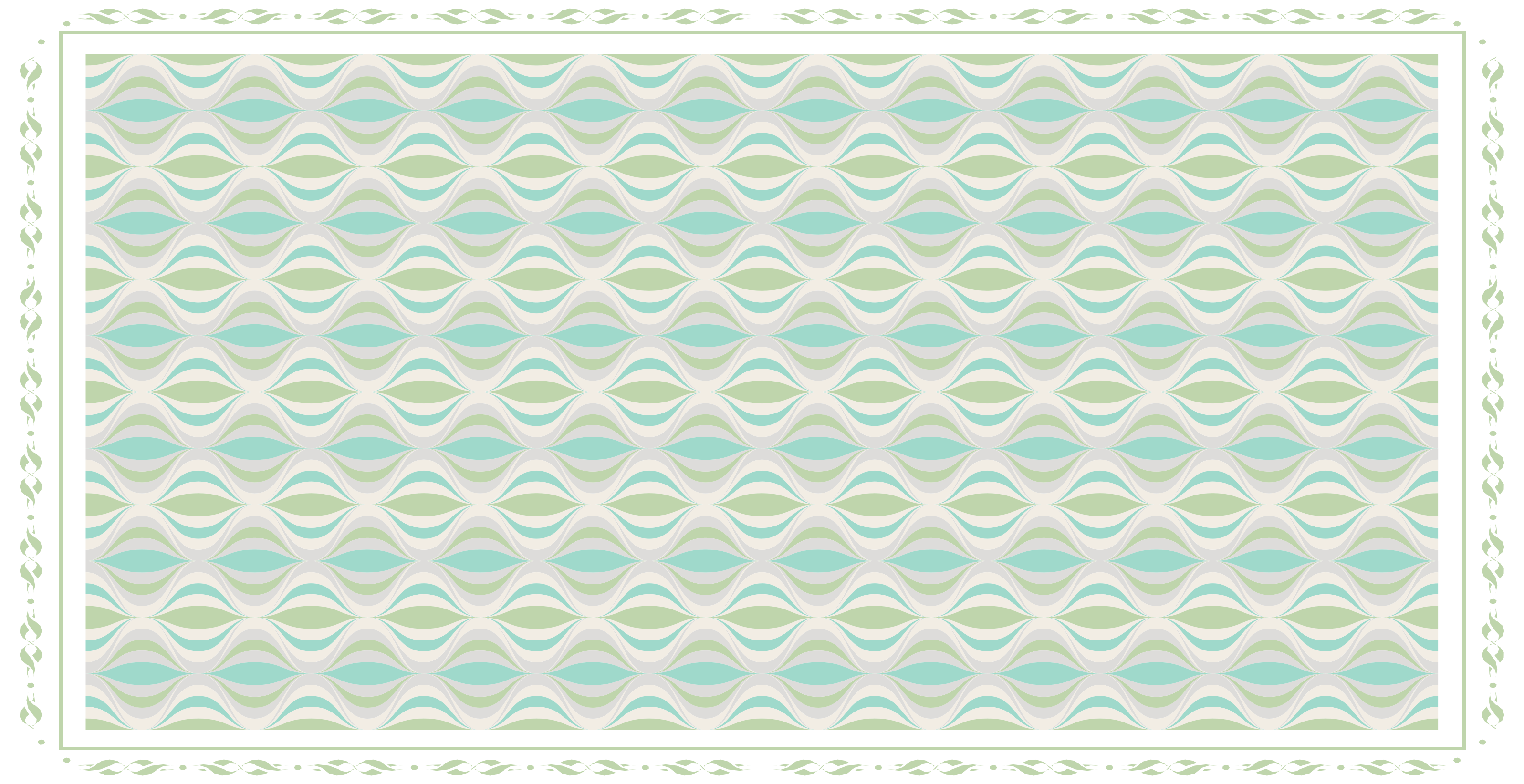 Ukrivljen motiv Vinilna talna obloga v imitaciji ploščic - TenStickers