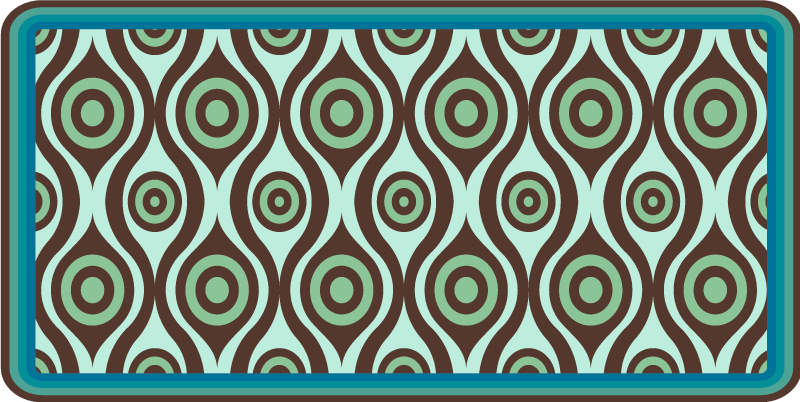 Swirl pattern inspiration vinilna mozaik preproga - TenStickers