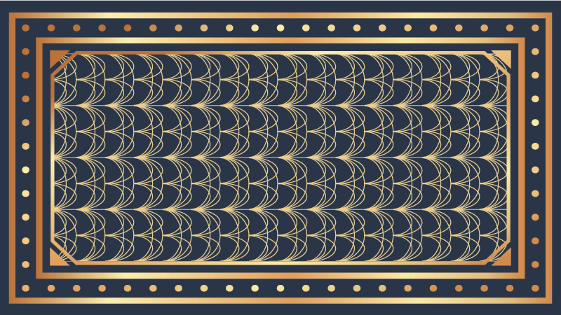 Elegant wave patterns vinilne preproge z vzorci - TenStickers