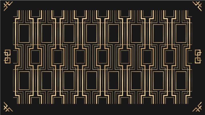 Elegantni geometrijski vzorci sodobne vinilne preproge - TenStickers