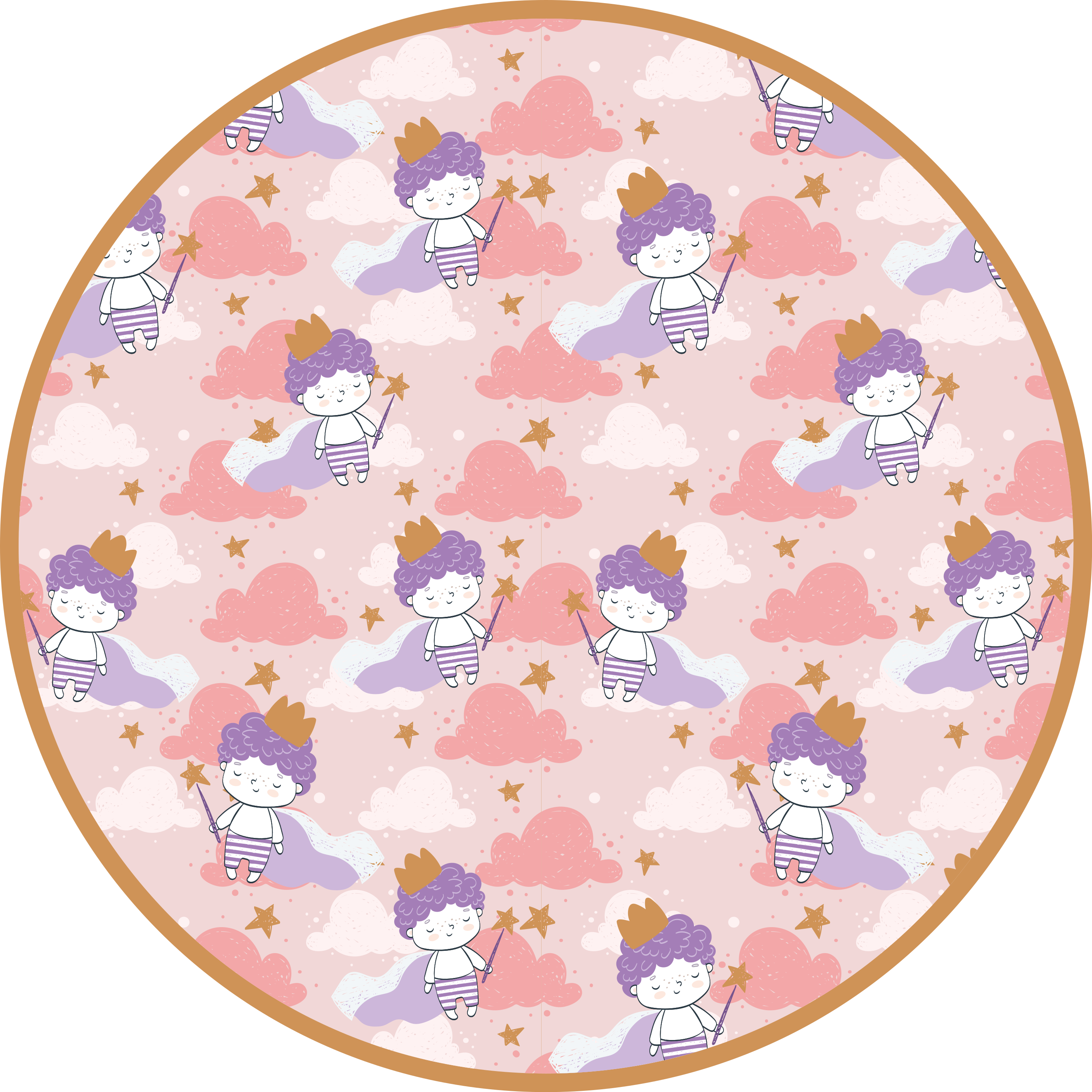 Magic cloud kingdom otroška vinilna preproga - TenStickers