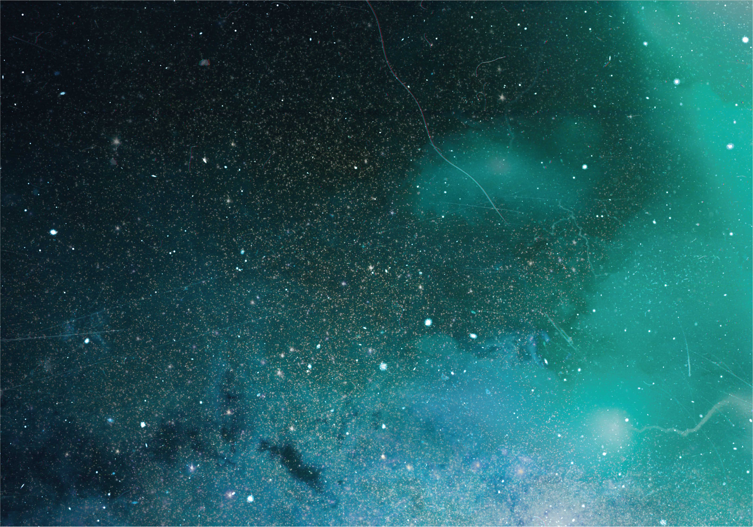 Odtenek kozmične galaksije vinilna preproga s zvezdami - TenStickers