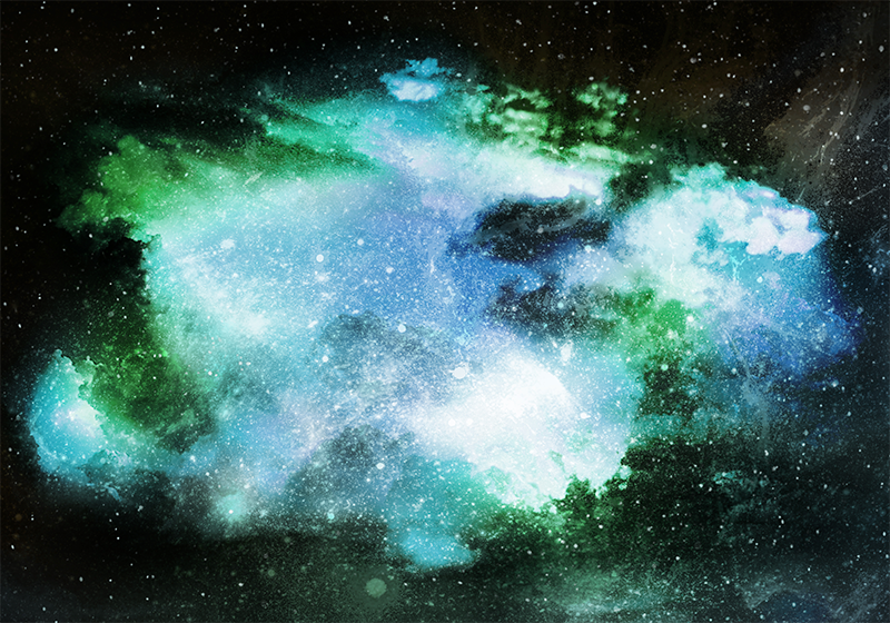 Nebesno odkritje vinilna preproga s zvezdami - TenStickers