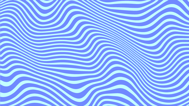 Tekoči modri valovi Vinilne preproge z geometrijskimi vzorci - TenStickers